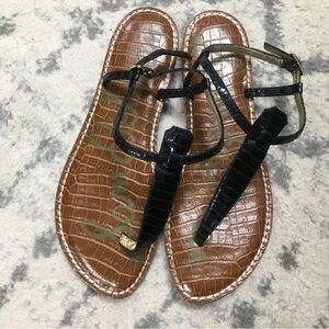 Sam Edelman black snake print sandals 8.5​​​
